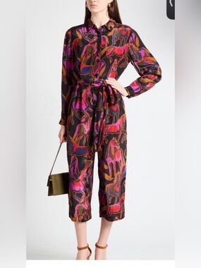 FARM Rio Jumpsuit with Horse Print size L